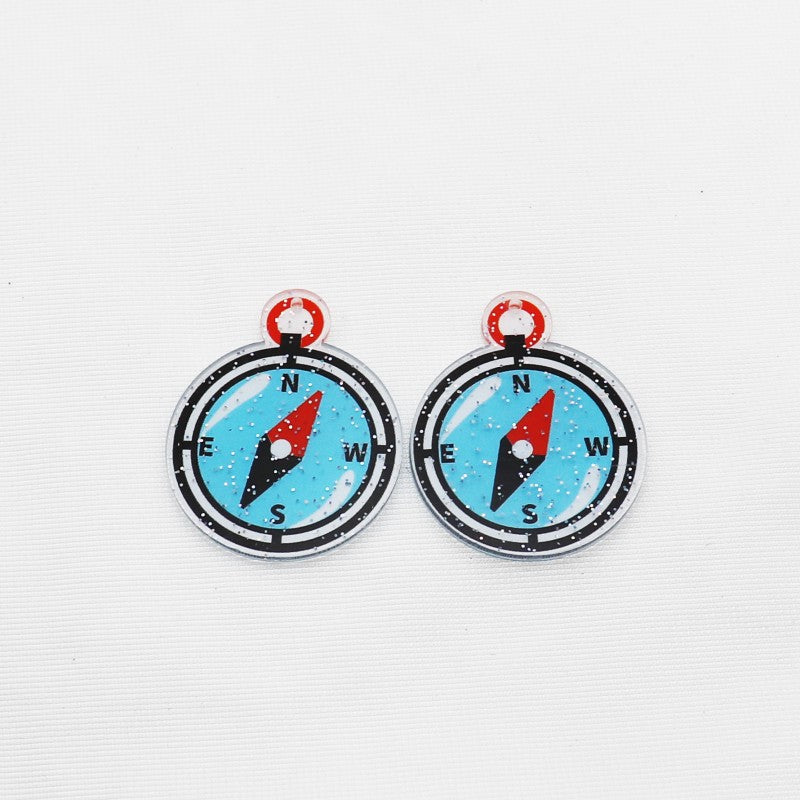 Wholesale 10pcs Back To School Theme Glitter Accessories FlatBack